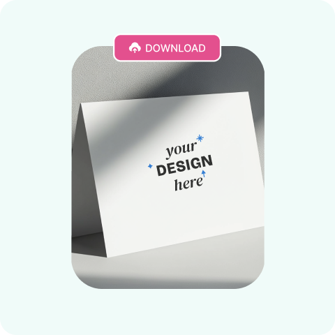 Download Free Tent Card Mockup Generator