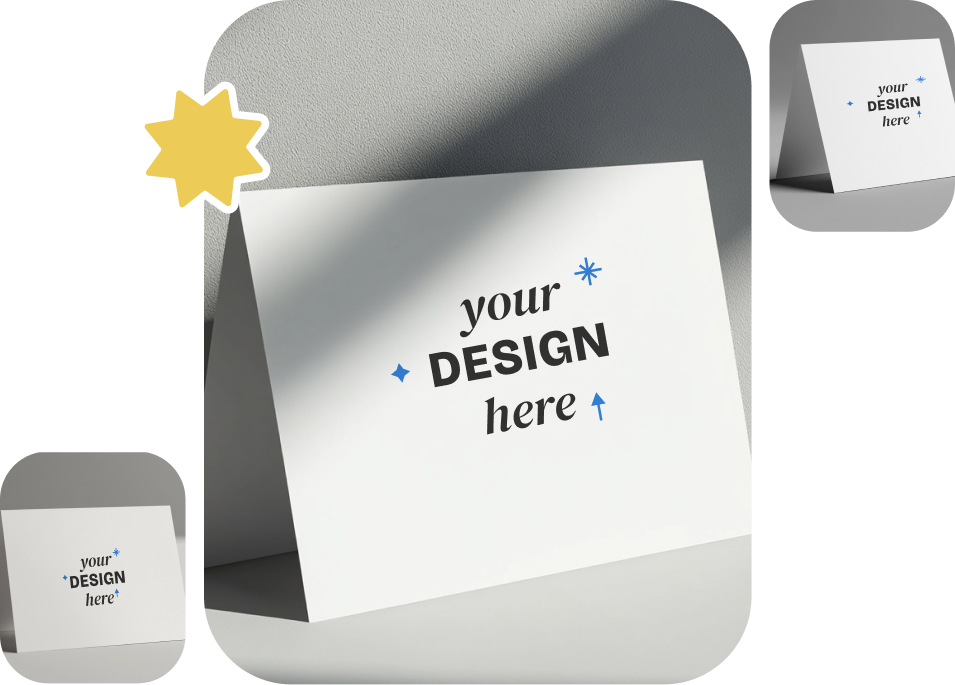 Tent Card Mockup Generator