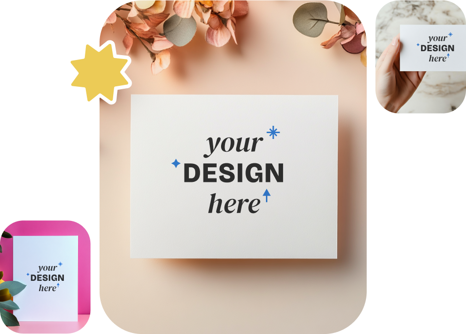 Invitation mockup generator