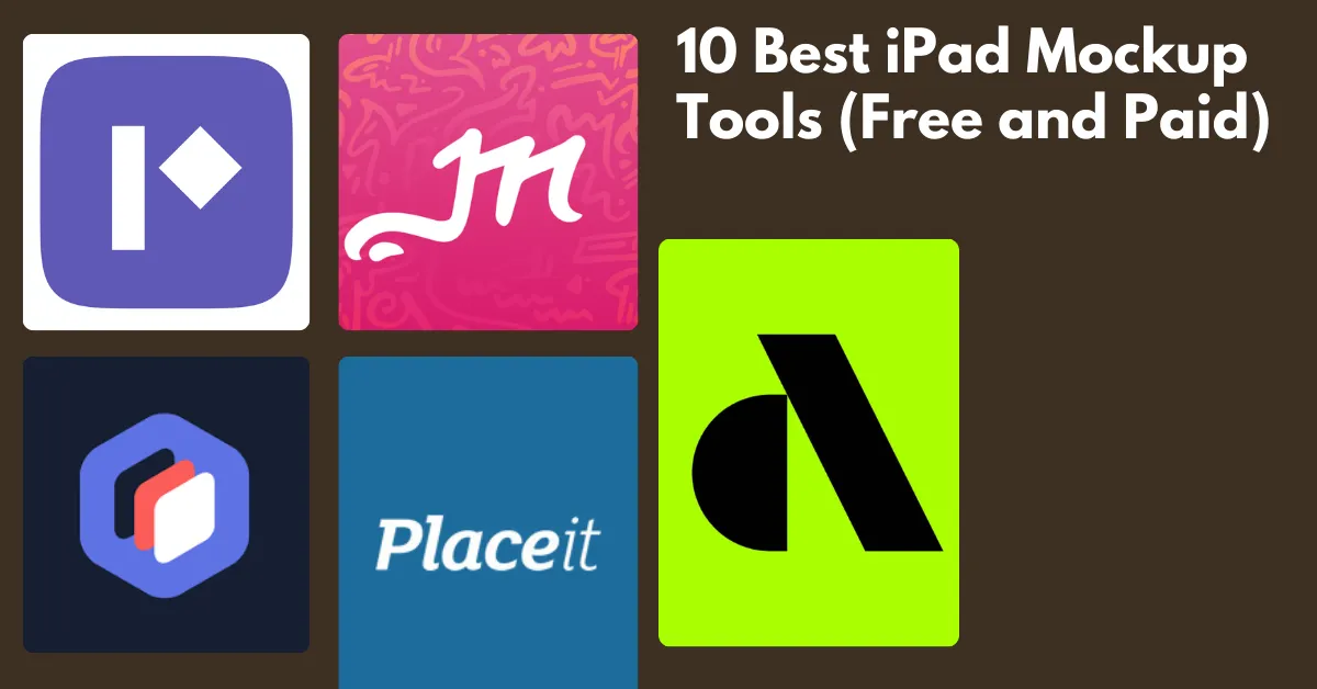best ipad mockup tool free and paid