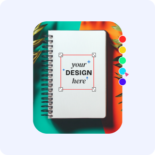 customize Diary Mockup