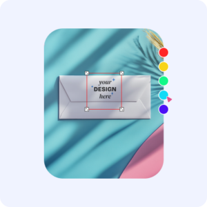 customize envelope mockup 