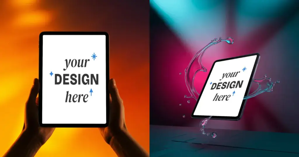 ipad mockups from mockey.ai