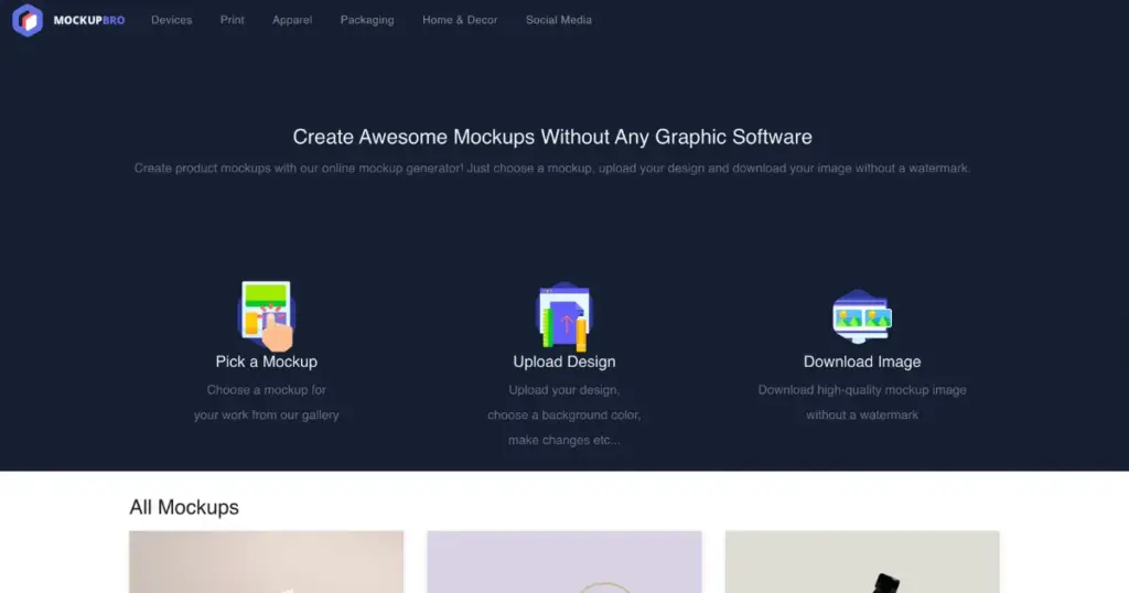 mockupbro mockup website