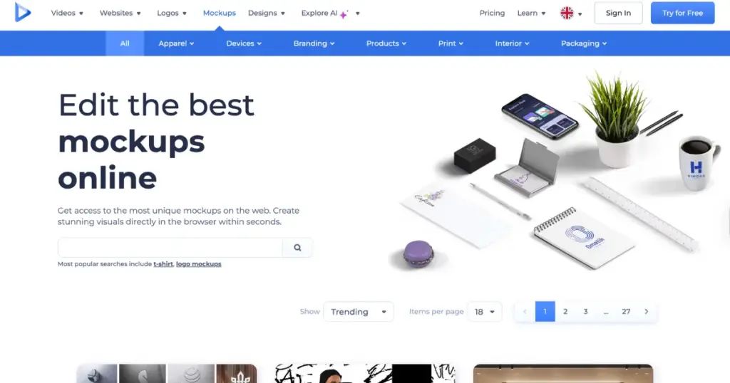 renderforest mockup generator