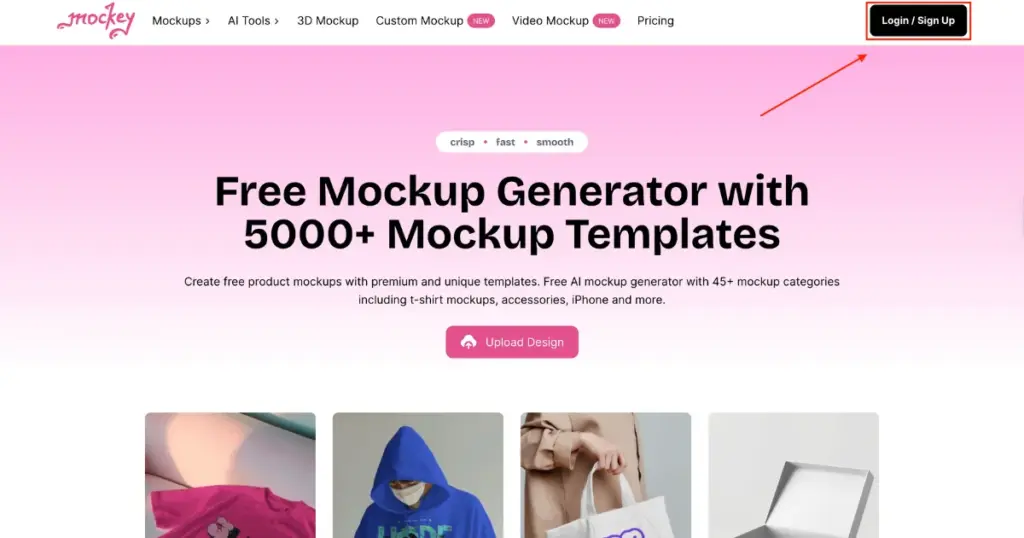 login at mockey ai