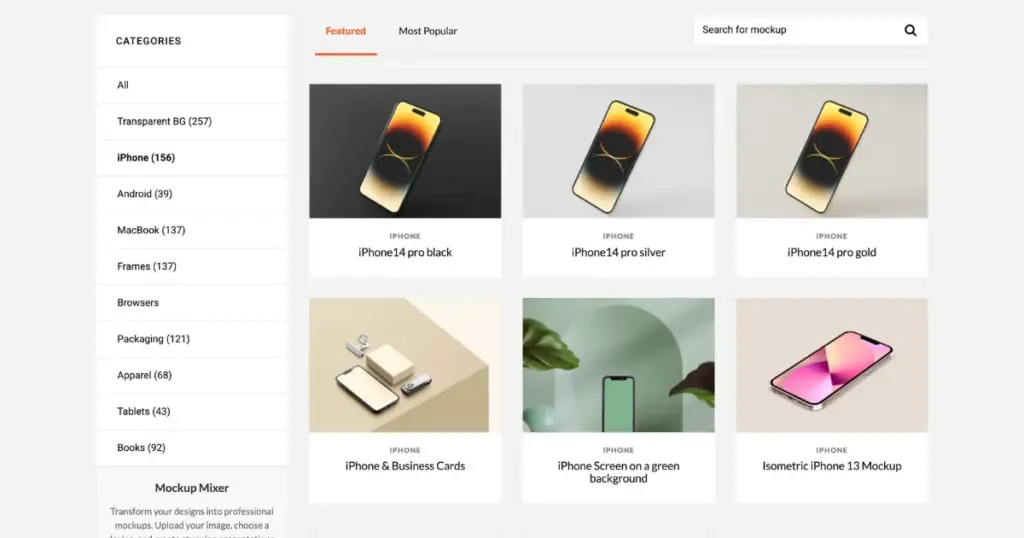 mockupsjar free iphone mockup tool