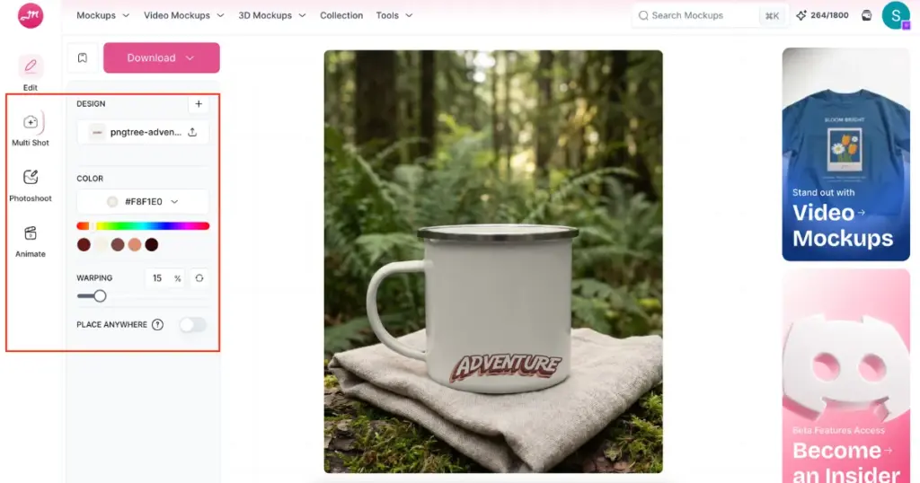customize your ai mockup