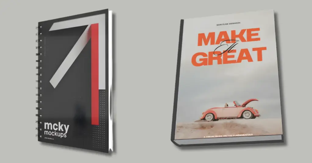 make a 3d book mockup with mockey ai