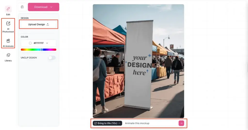 customize the template