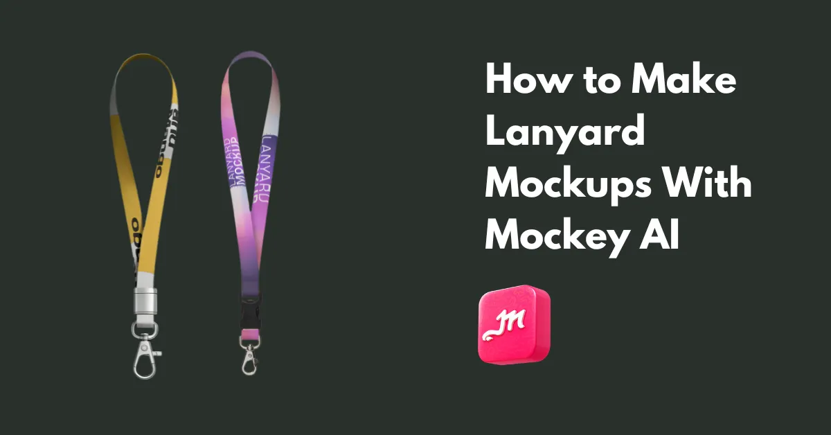 how to make lanyard mockups with mockey ai