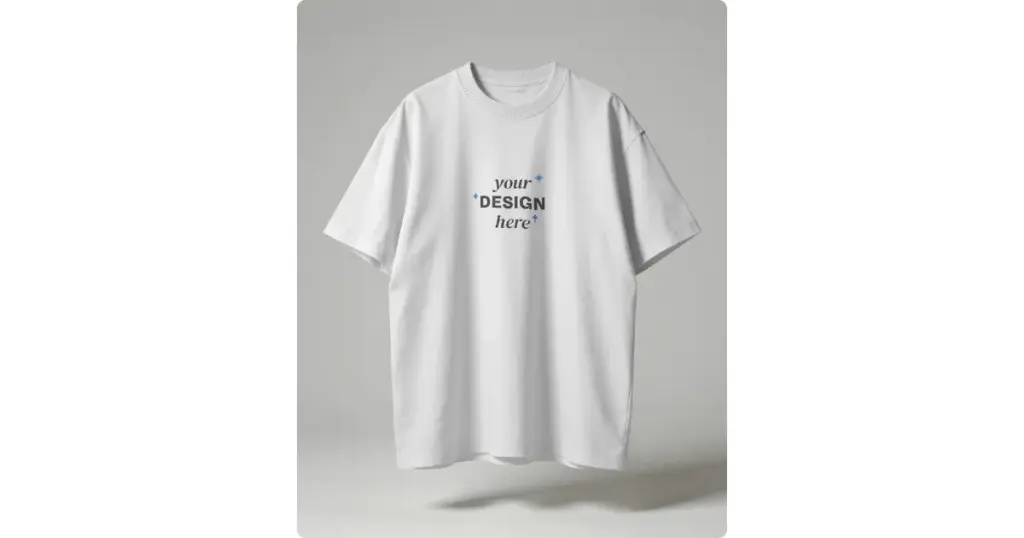 floating mockup for your t-shirt brand