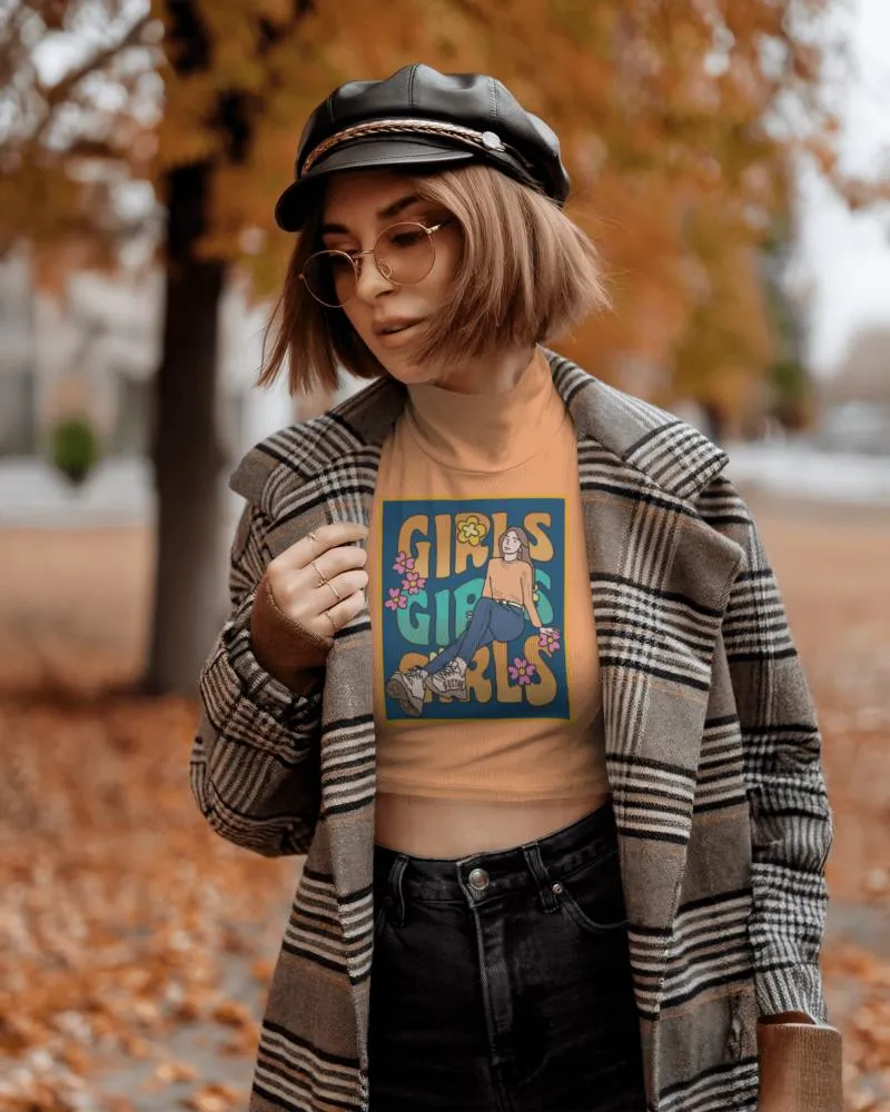 streetwear crop top mockup