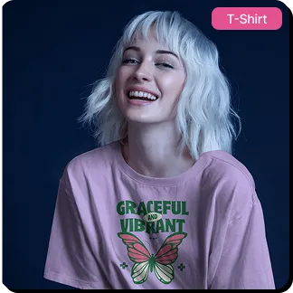Custom t-shirt mockup