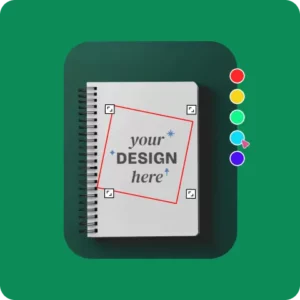 Customize notebook mockup generator