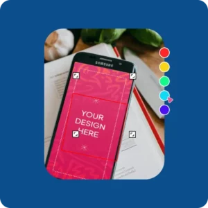 Customize smartphone mockup