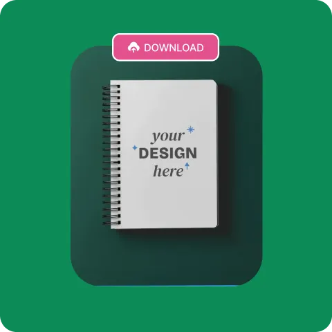 Download notebook mockup generator