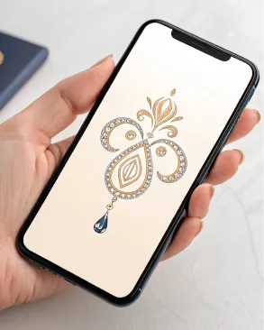 Jewelry logo mockup