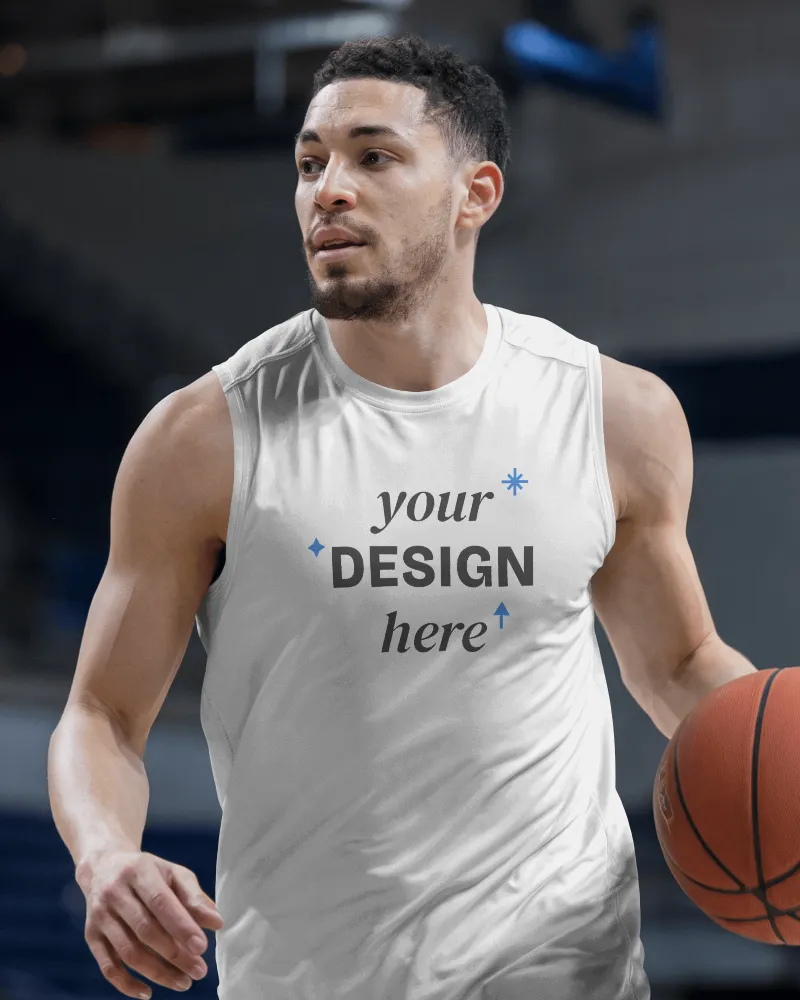 basketball court jersey mockup