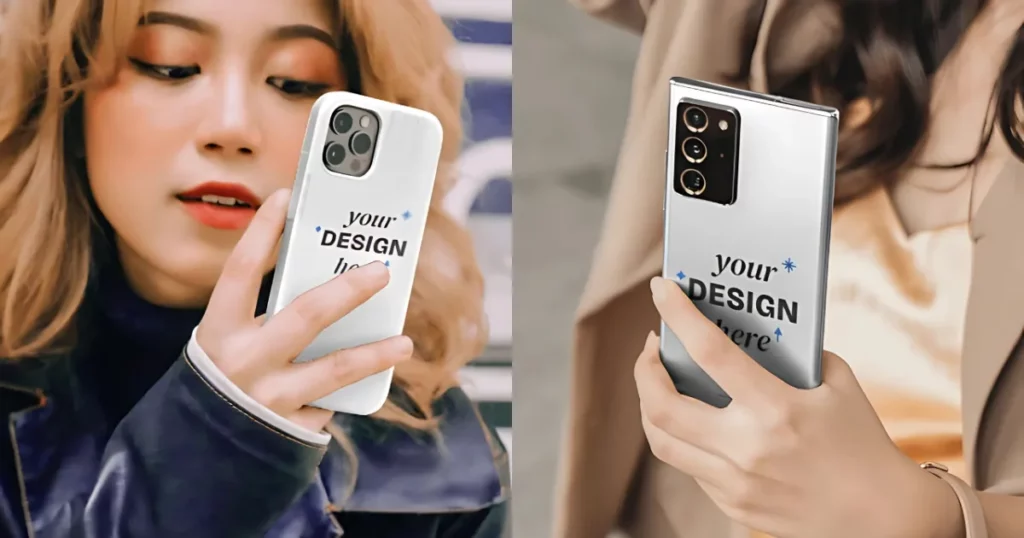 create phone case mockup in mockey ai