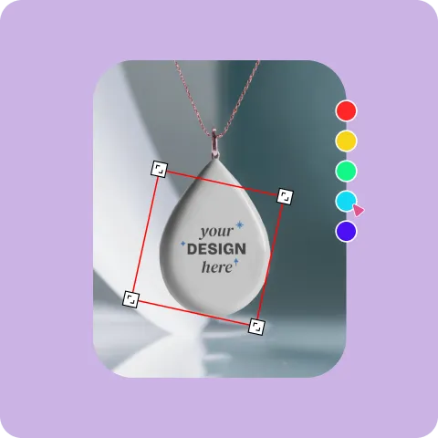 customize Jewelry Mockup