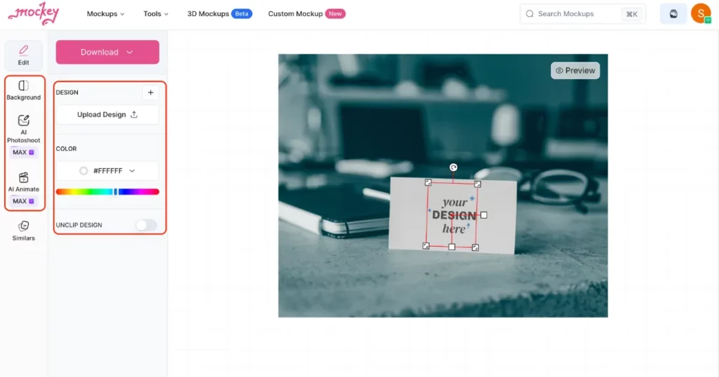 customize with different tools