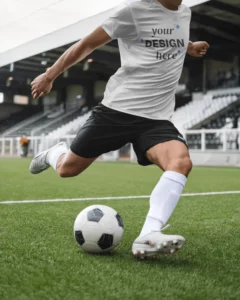 dynamic football Jersey Mockup