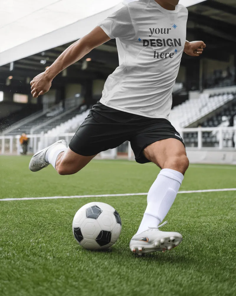 dynamic football Jersey Mockup