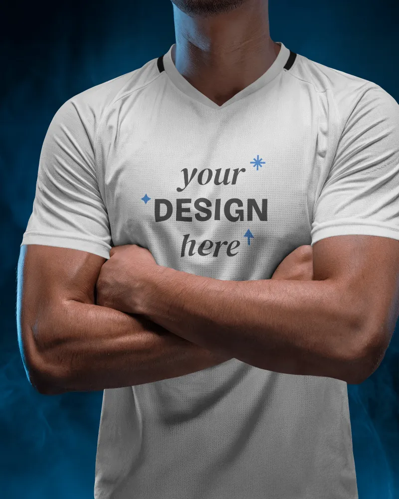 graphic football Jersey Mockup