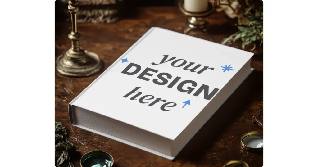hardcover book mockup