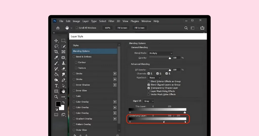 hold alt, split the white slider, and drag it left