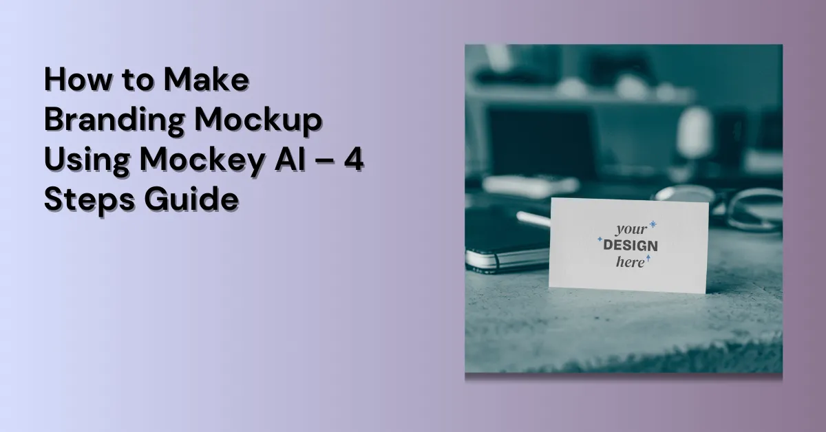 How to Make Branding Mockup Using Mockey AI – 4 Steps Guide