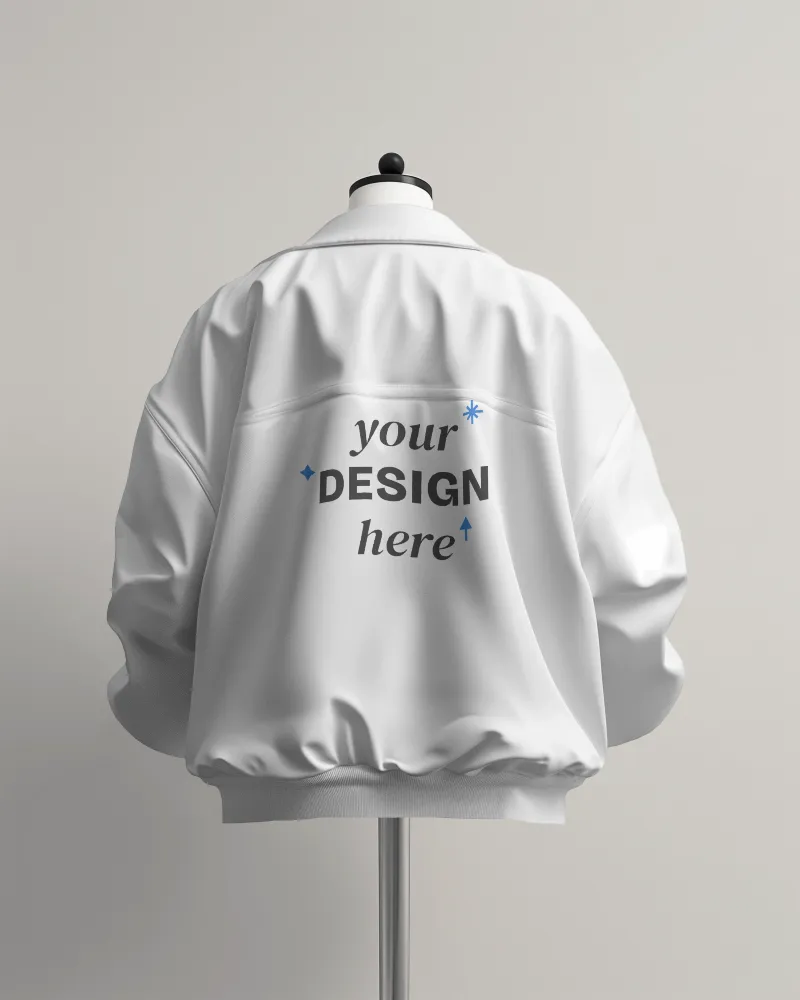 jacket mockup Back View