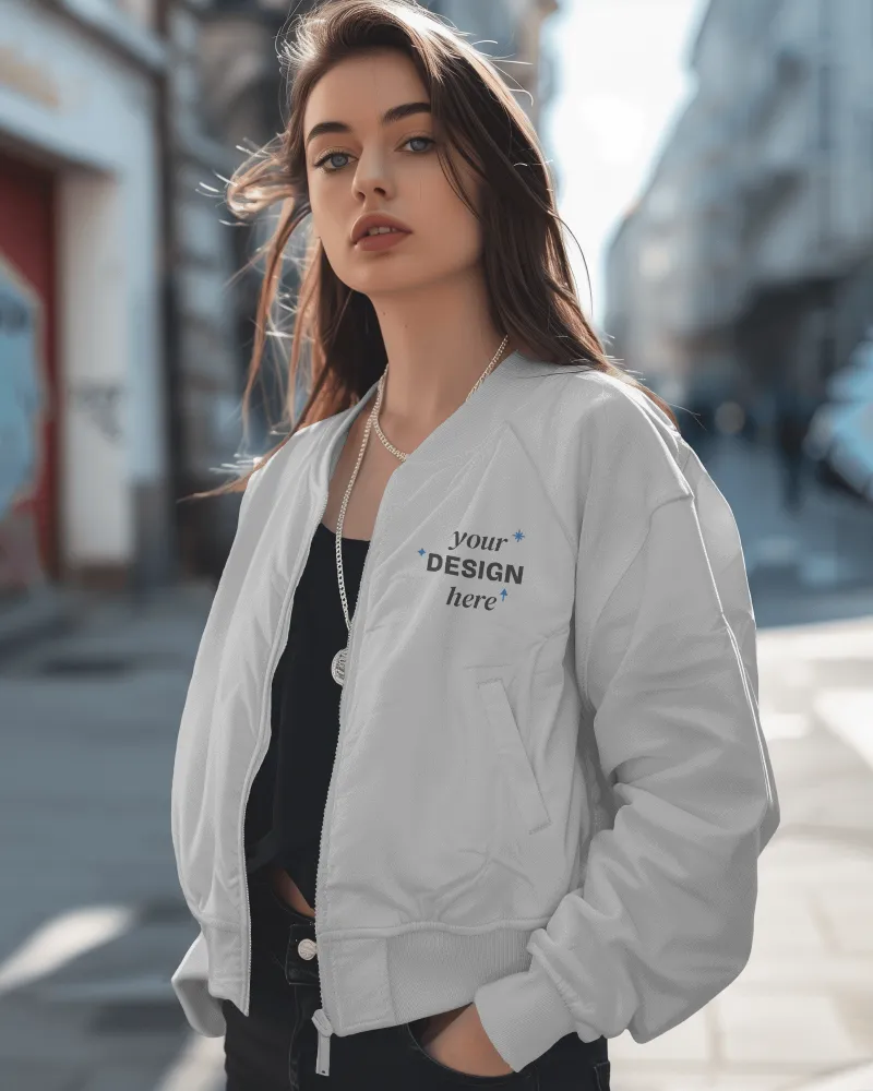 jacket mockup women