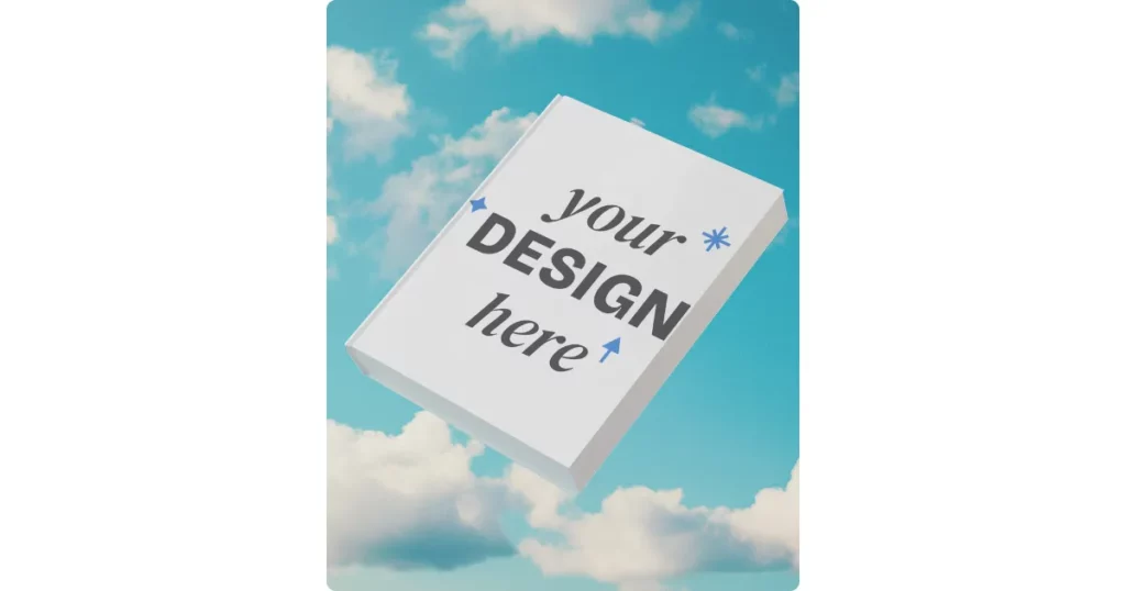 mockey ai a4 book mockup