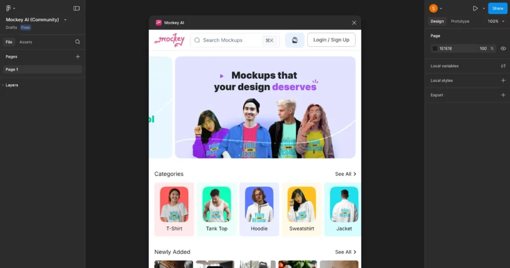 mockey ai figma plugin for mockups