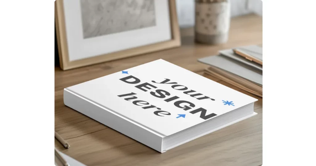 mockey ai square book mockup