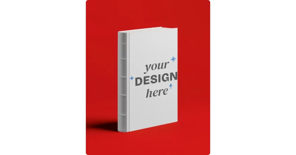 softcover book mockup