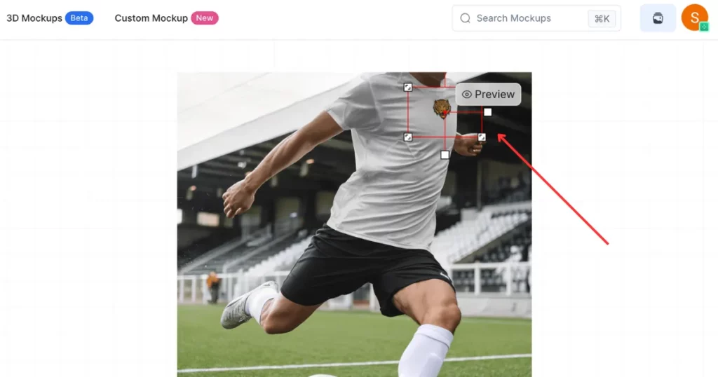 adjust your design and preview