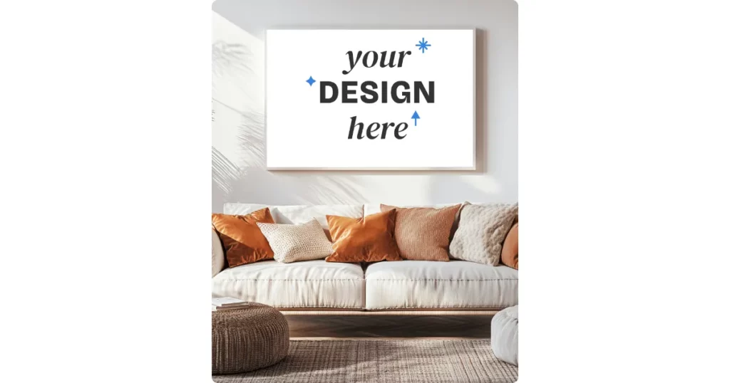 best horizontal frame mockups in mockey ai