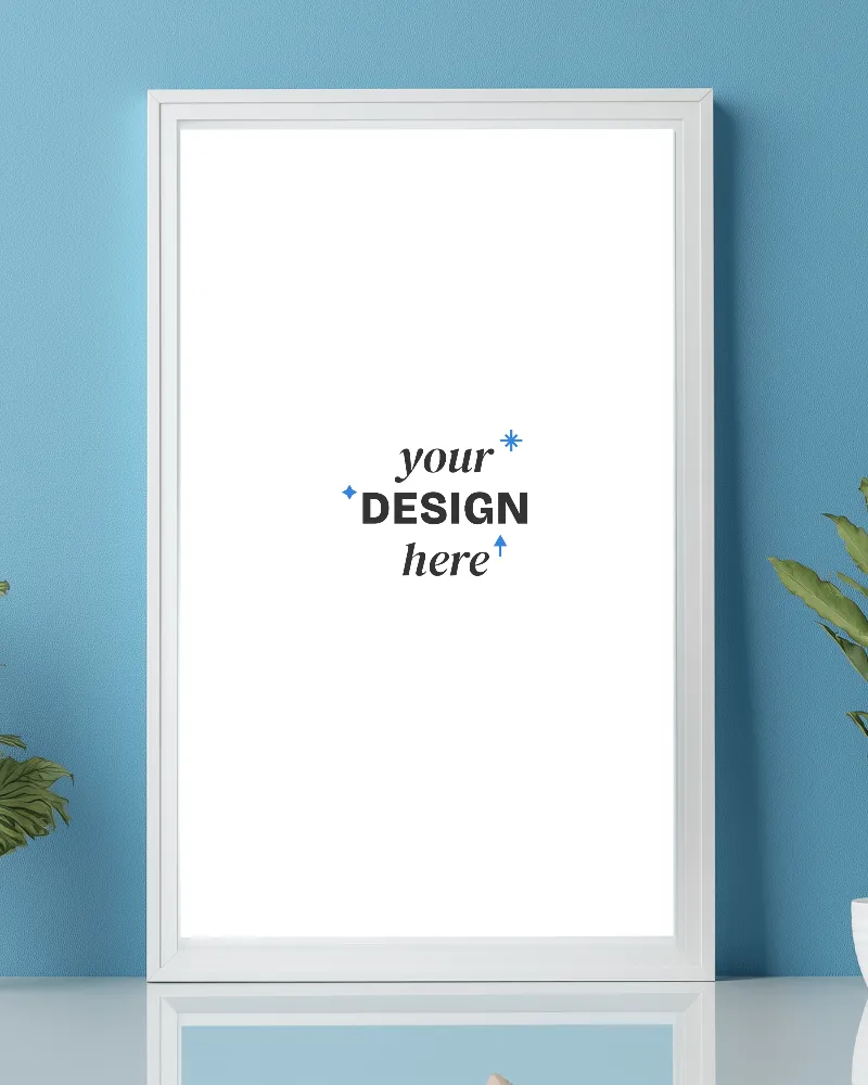 bright frame mockup