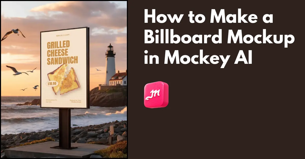 How to Make a Billboard Mockup in Mockey AI