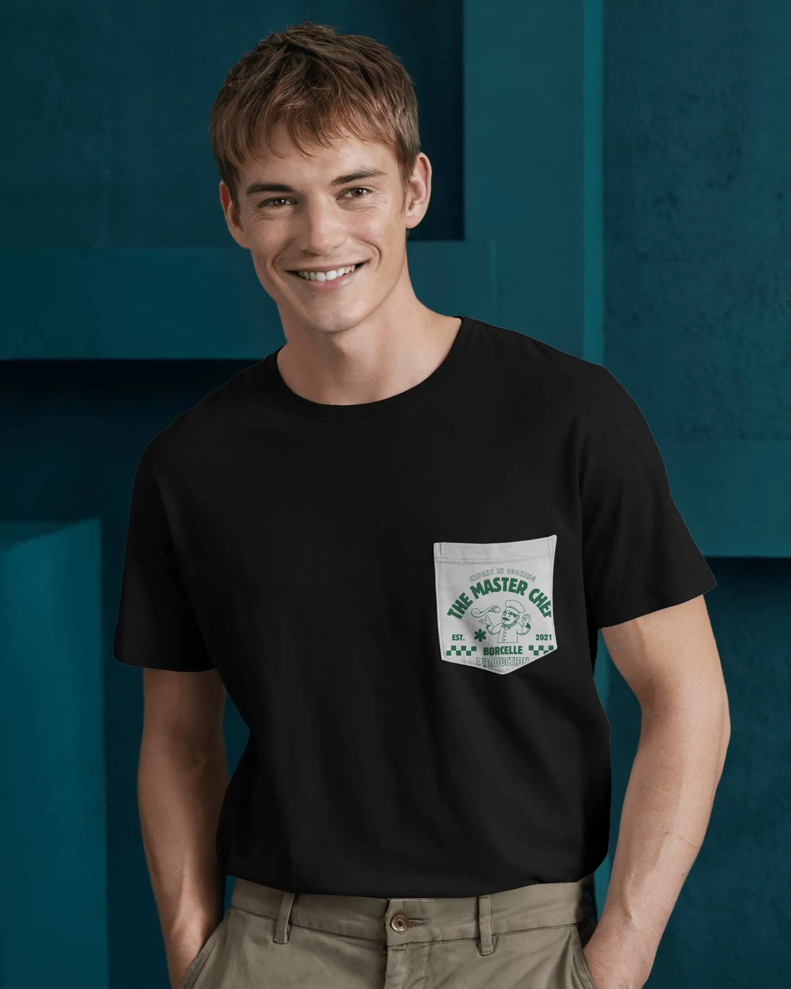 pocket t-shirt mockup