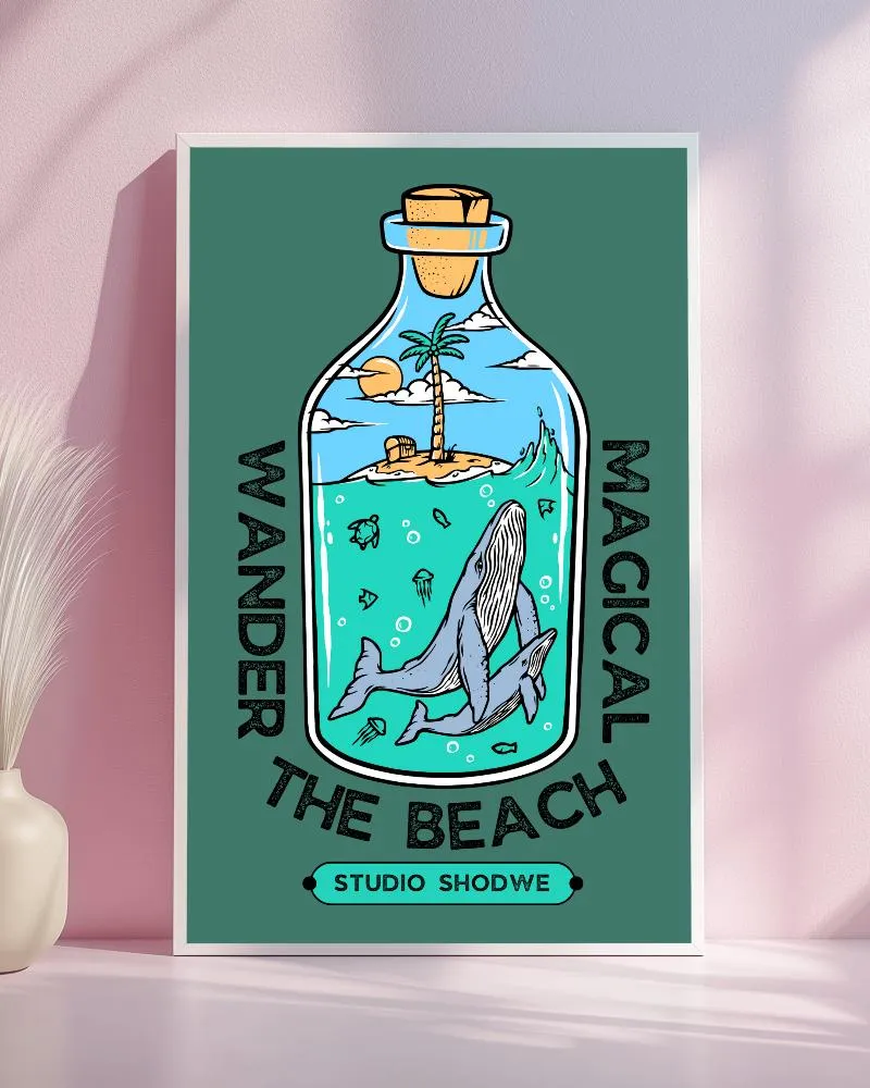 standing frame mockup