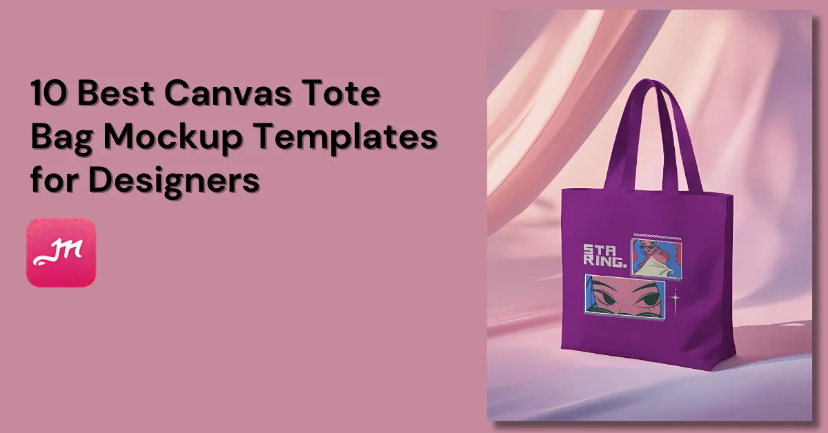 10 Best Canvas Tote Bag Mockup Templates for Designers