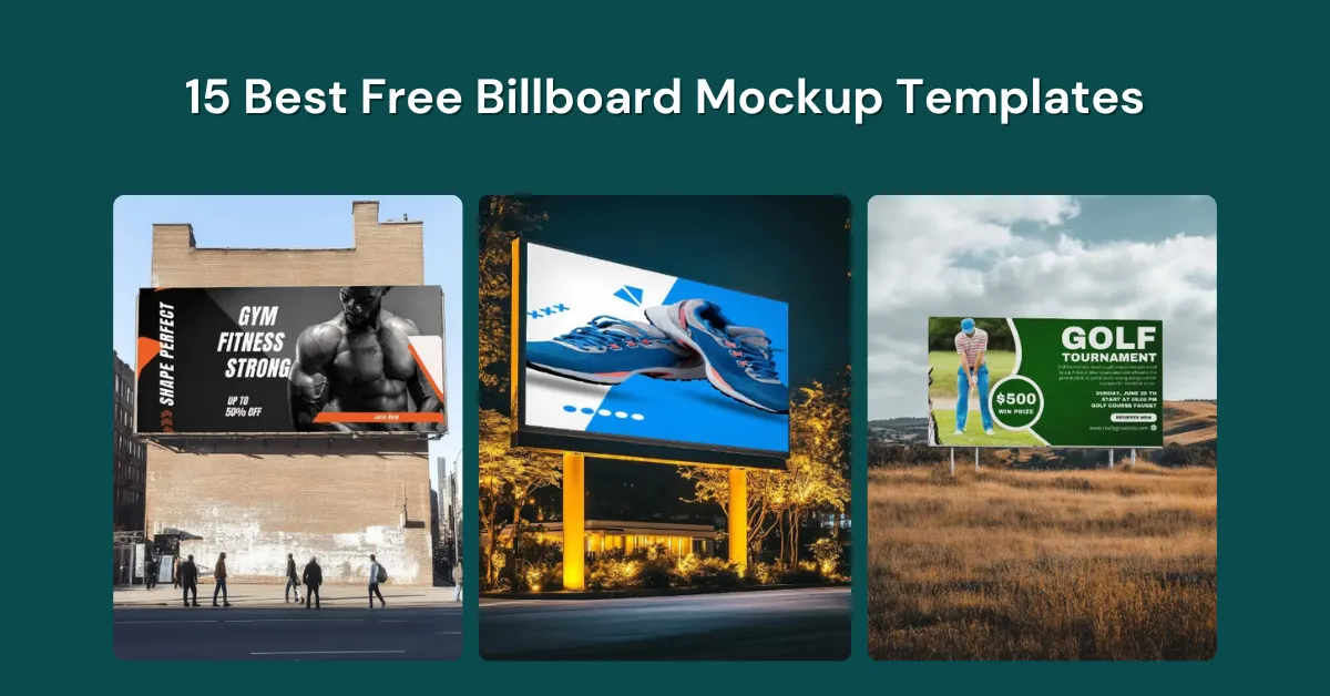15 Best Free Billboard Mockup Templates