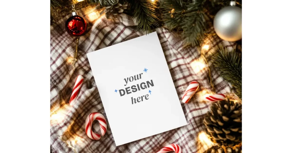 christmas-inspired a4 flyer