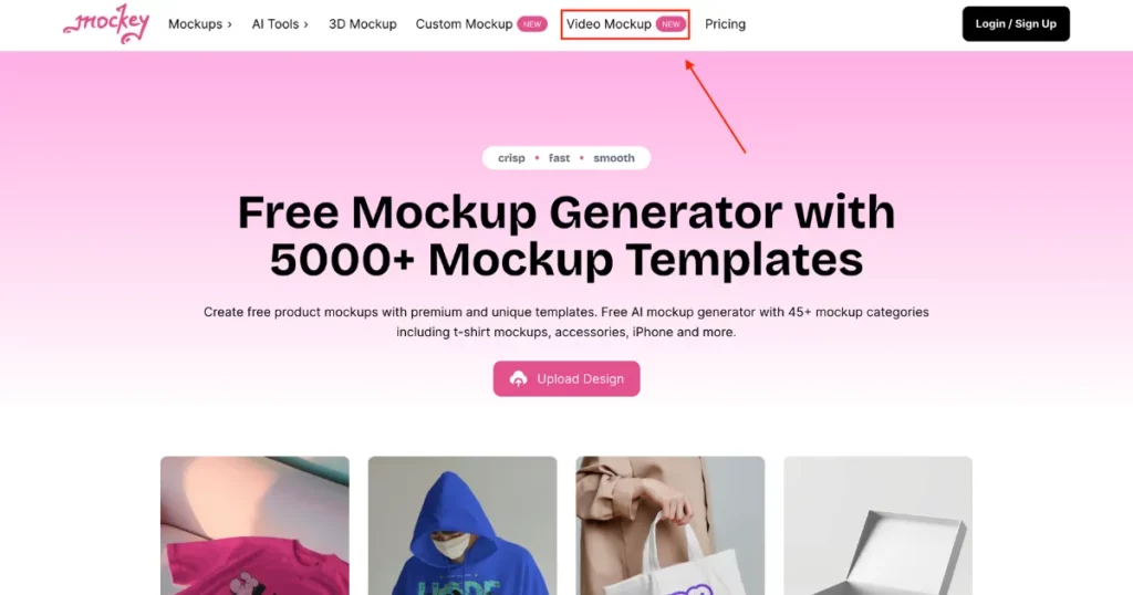 find video mockup