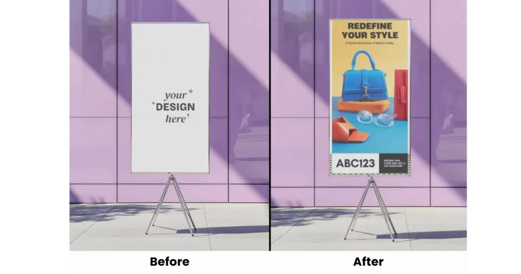 high quality backdrop banner mockups