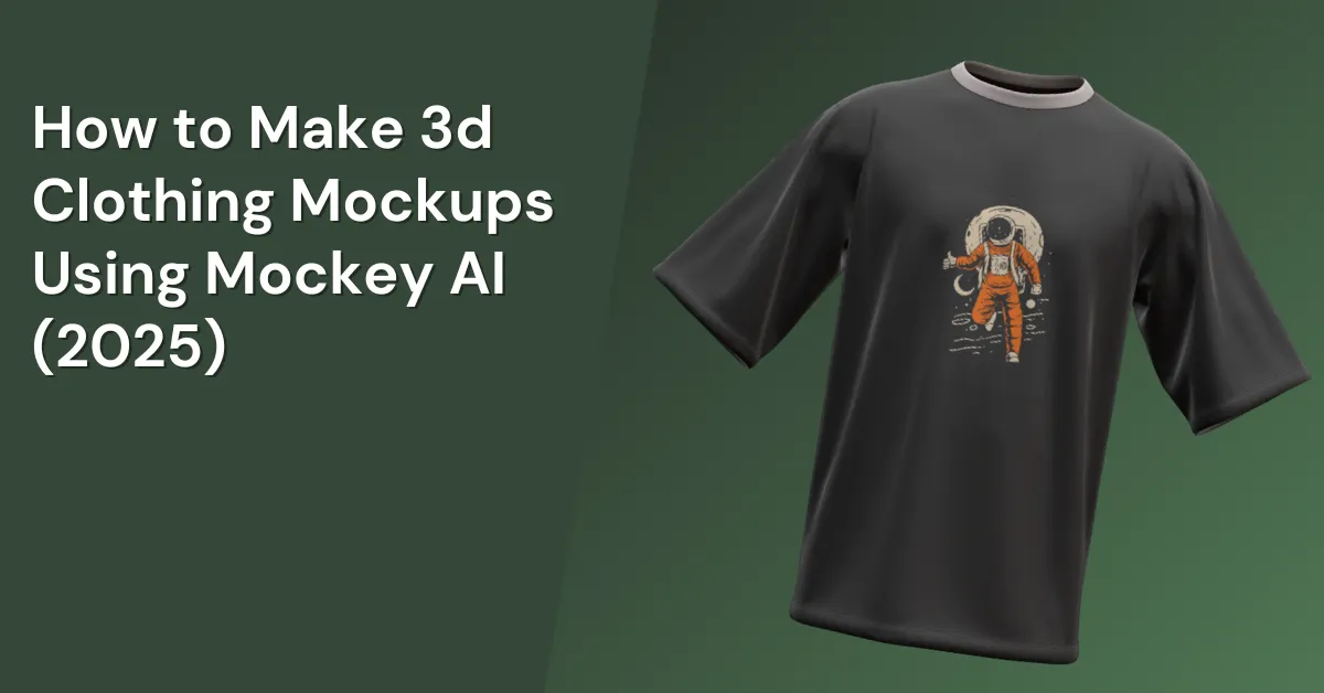 How to Make 3d Clothing Mockups Using Mockey AI (2025)